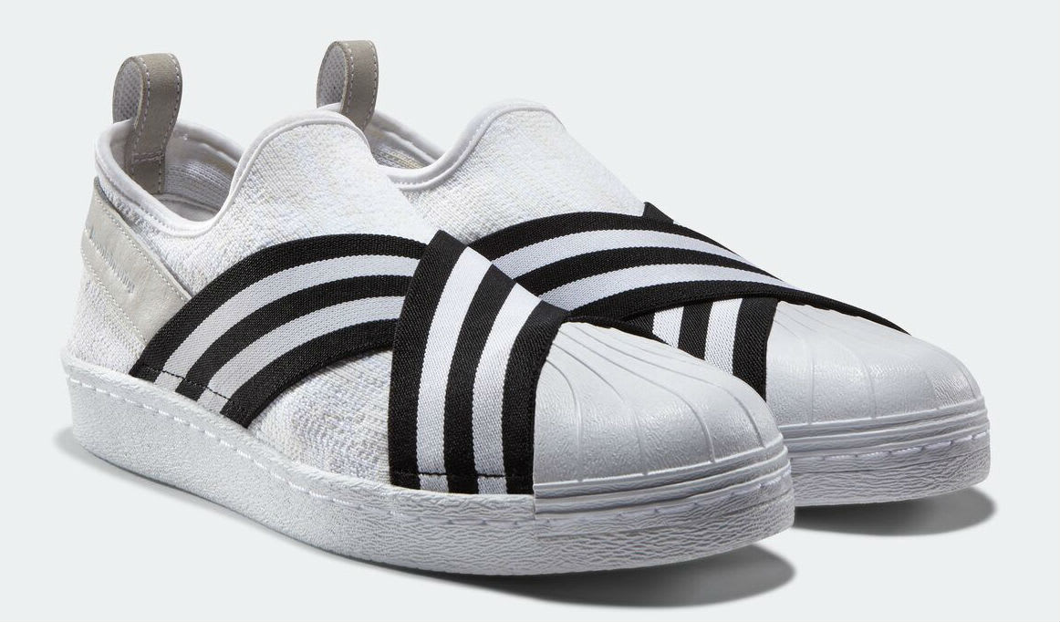 adidas superstar slip on white mountaineering