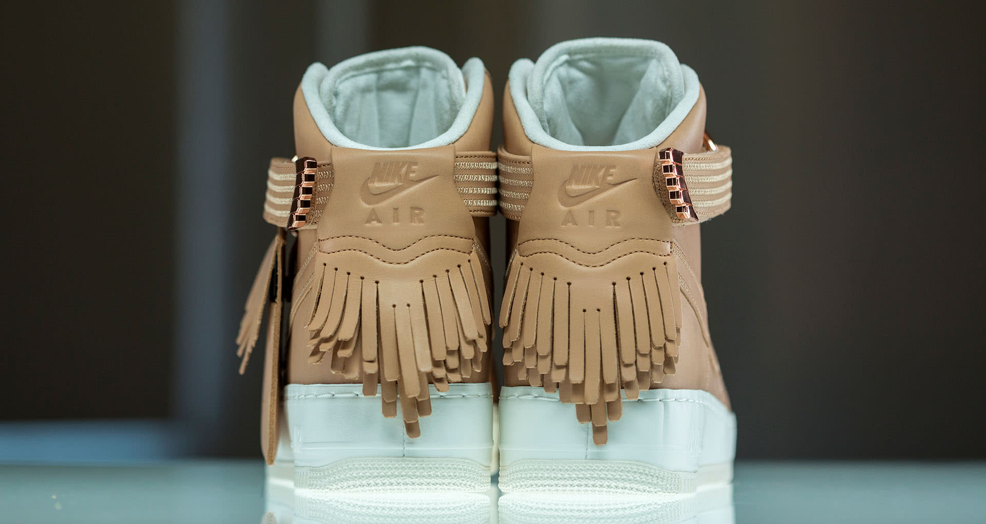 nike air force 1 high top tan