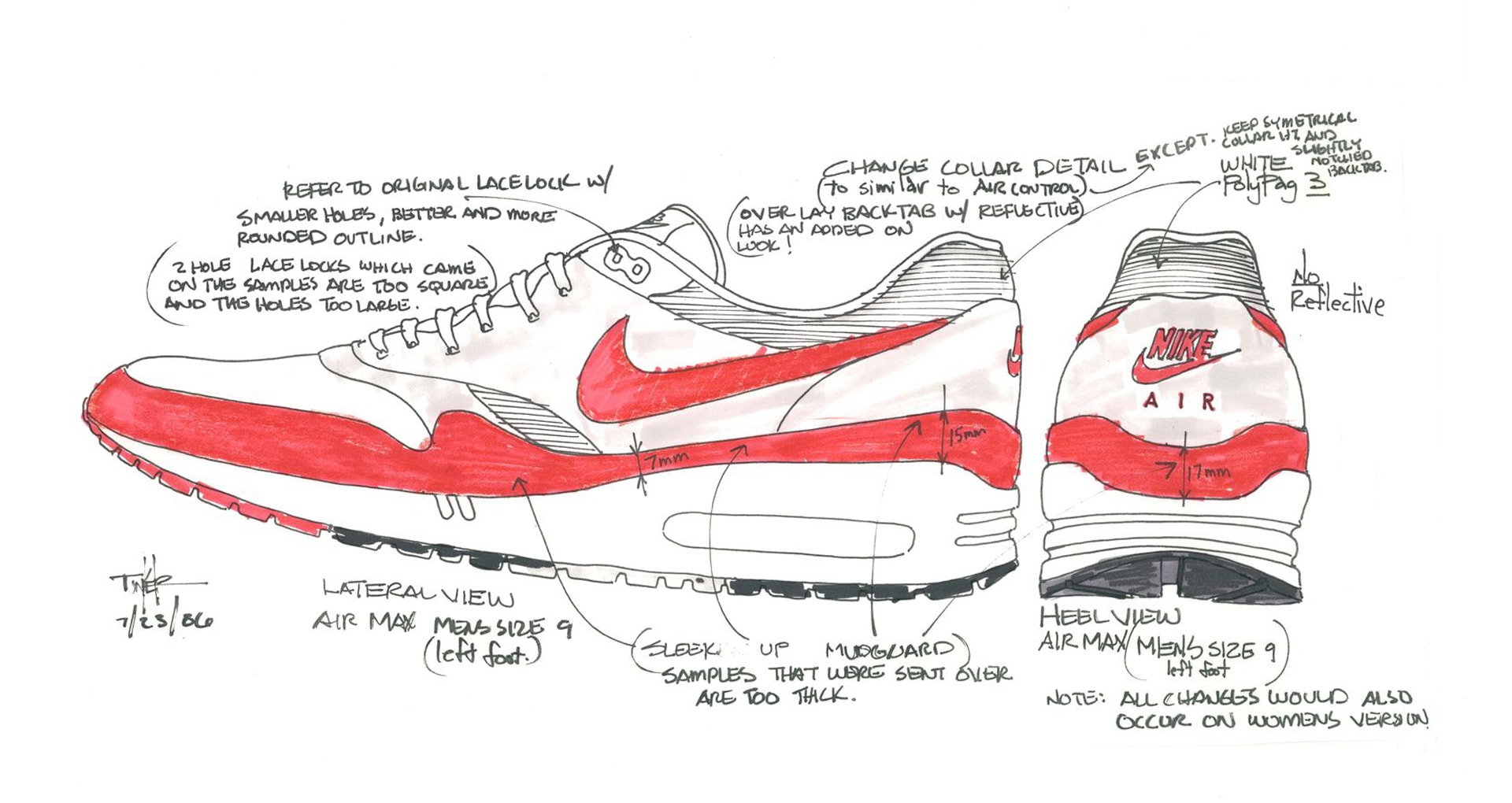 air max 9 heel height