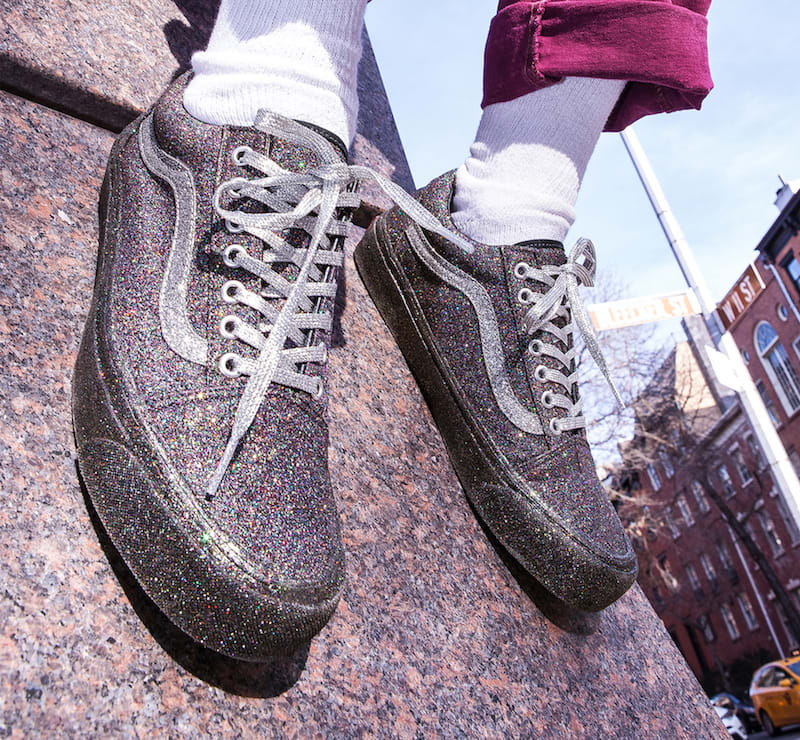 vans old skool glitter