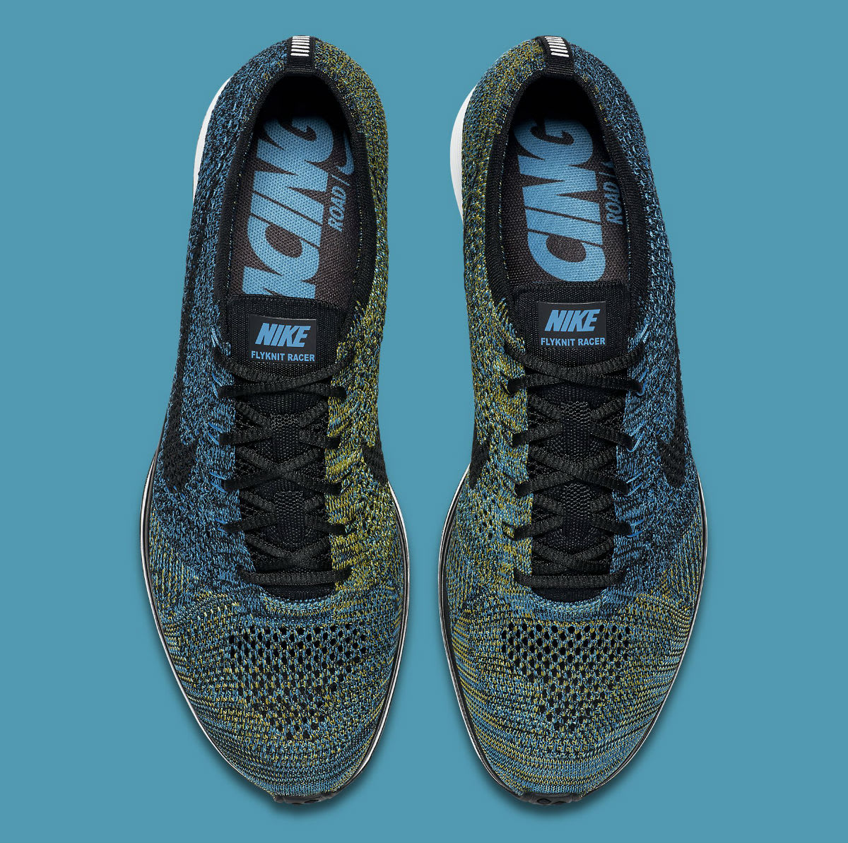 Flyknit Racer Blue Glow Yellow Strike Release Date 526628-405 |