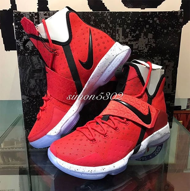 nike lebron 14 university red