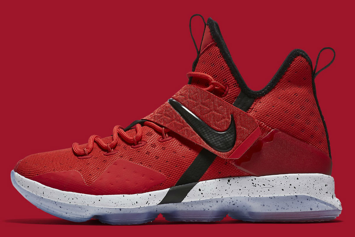 lebron 14 white and red