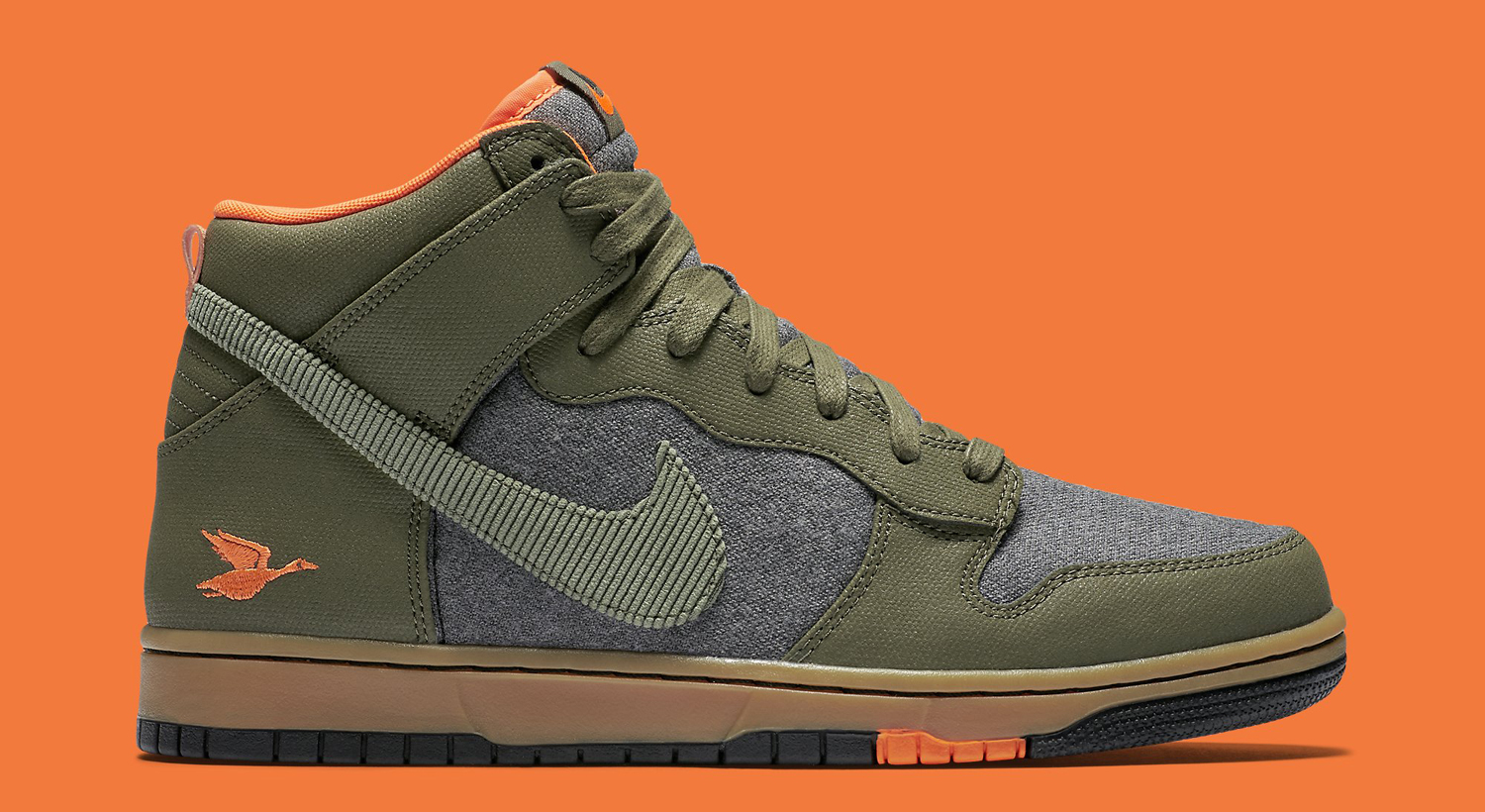 nike dunk mid olive