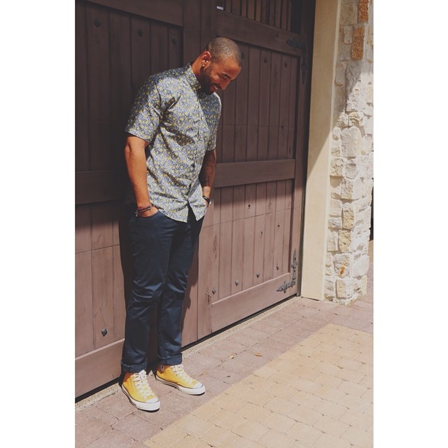 Matt Kemp wearing Converse Chuck Taylor All Star