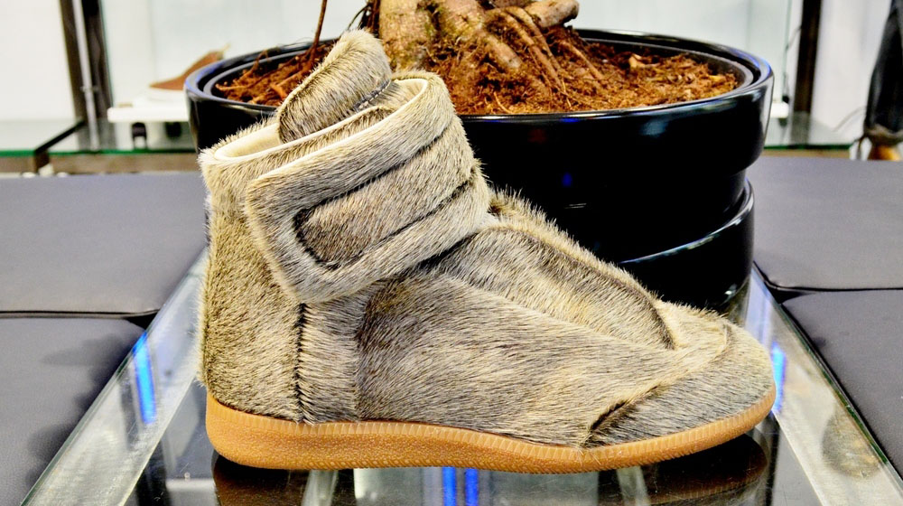 pony fur shoes