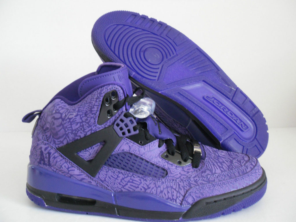 NIKEiD Jordan Spizike Purple Elephant