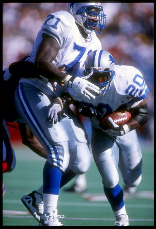 Flashback // Barry Sanders Wears Nike Air Zoom Turf With Air Jordan 11 Sole