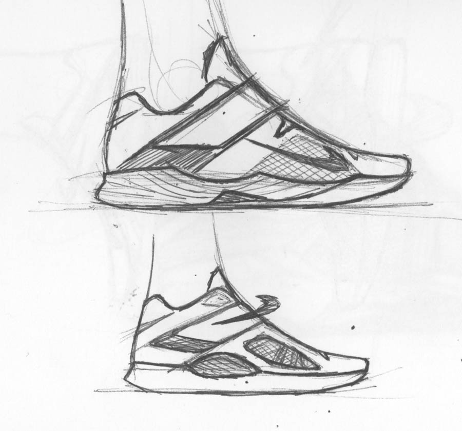 Nike Zoom KD IV Design Sketch Leo Chang 2