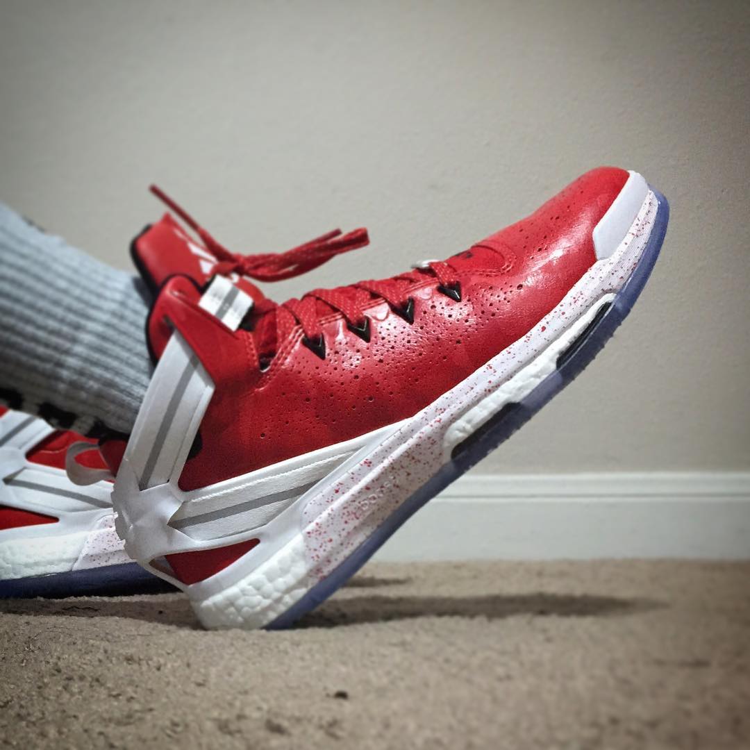 d rose 6 red white