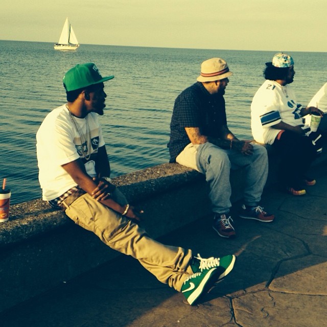 Currensy wearing Nike Air Force 1