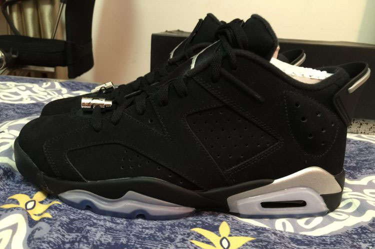 Chrome' Air Jordan 6 Low Release 