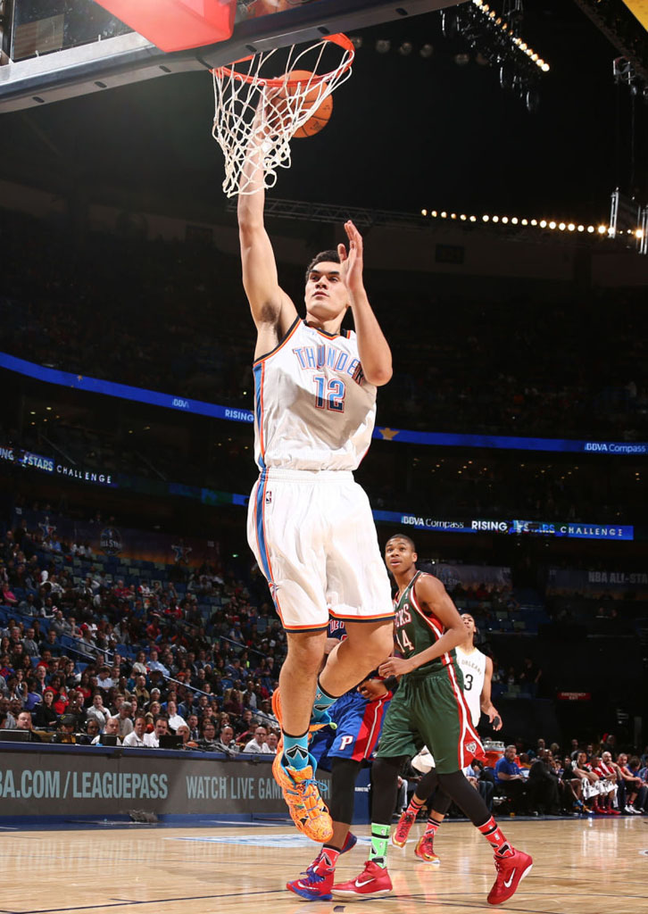 Steven Adams wearing adidas Crazy 8 All-Star