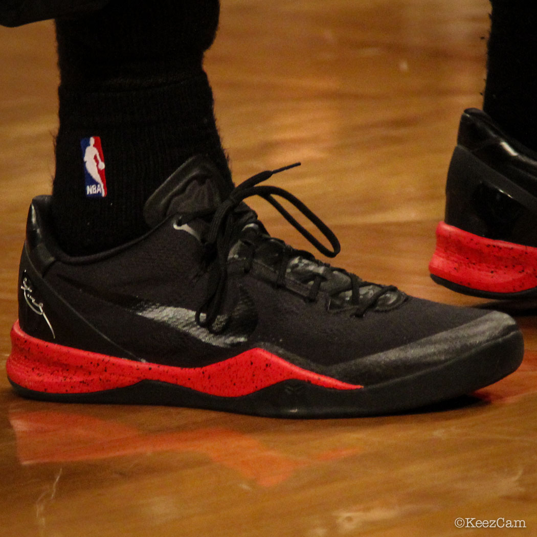 Austin Daye wearing Nike Kobe 8 iD