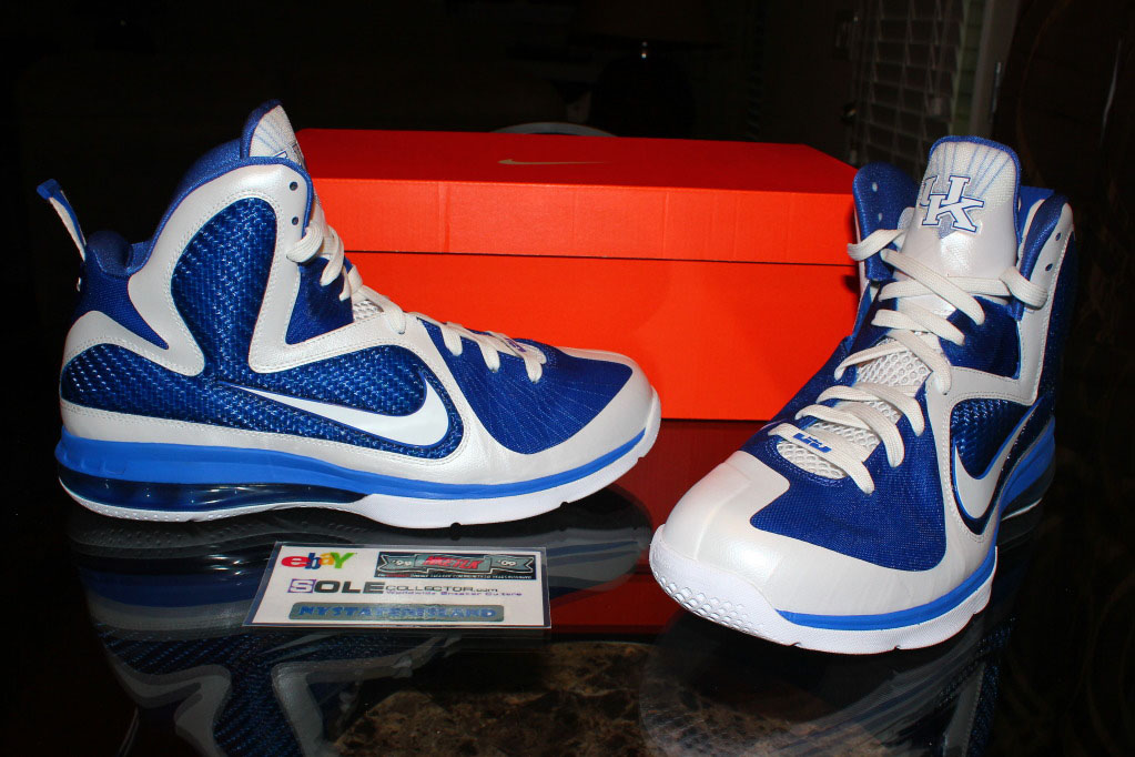 Pickups of the Week // Nike LeBron 9 Kentucky Wildcats PE by nystatenisland