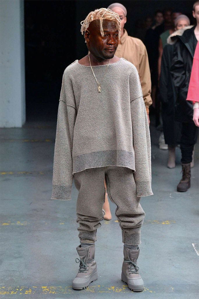 Best Michael Jordan Crying Sneaker Memes: Yeezy Season 1