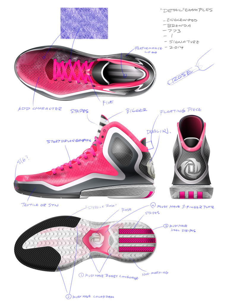 adidas D Rose 5 Boos Sketch (1)