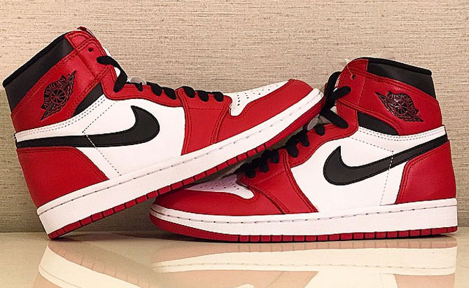 nike air jordan 1 chicago 2015