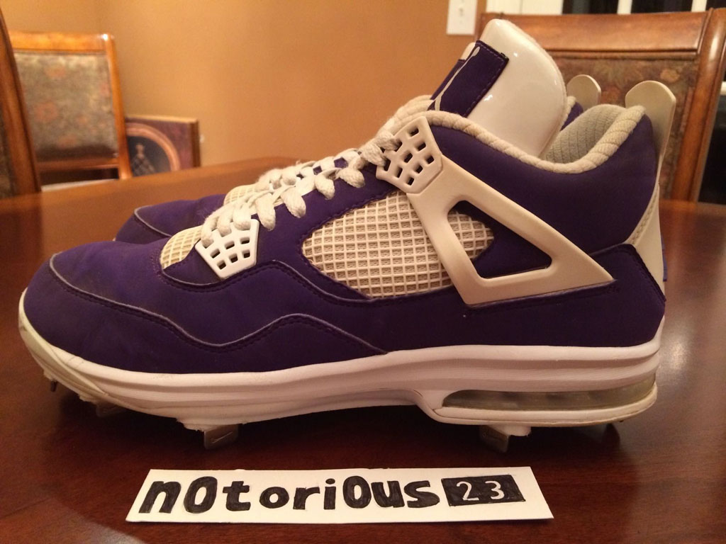 Air Jordan IV 4 Purple Suede Sunset Apollos PE (5)