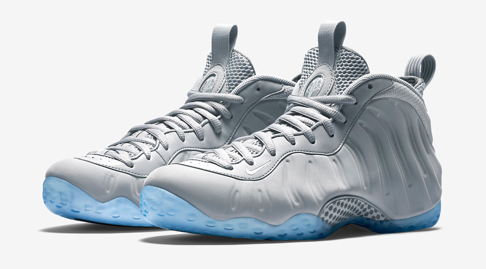 grey suede foamposites