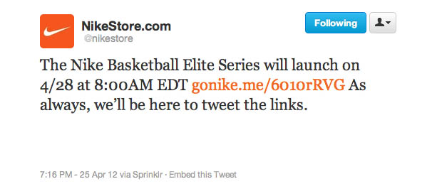 NikeStore.com Releases Now No Earlier Than 8AM EST / 5AM EST (2)