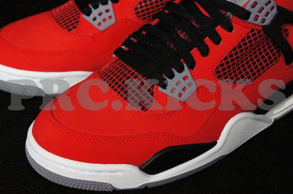 Air Jordan IV 4 Fire Red White Black 308497-603 (10)