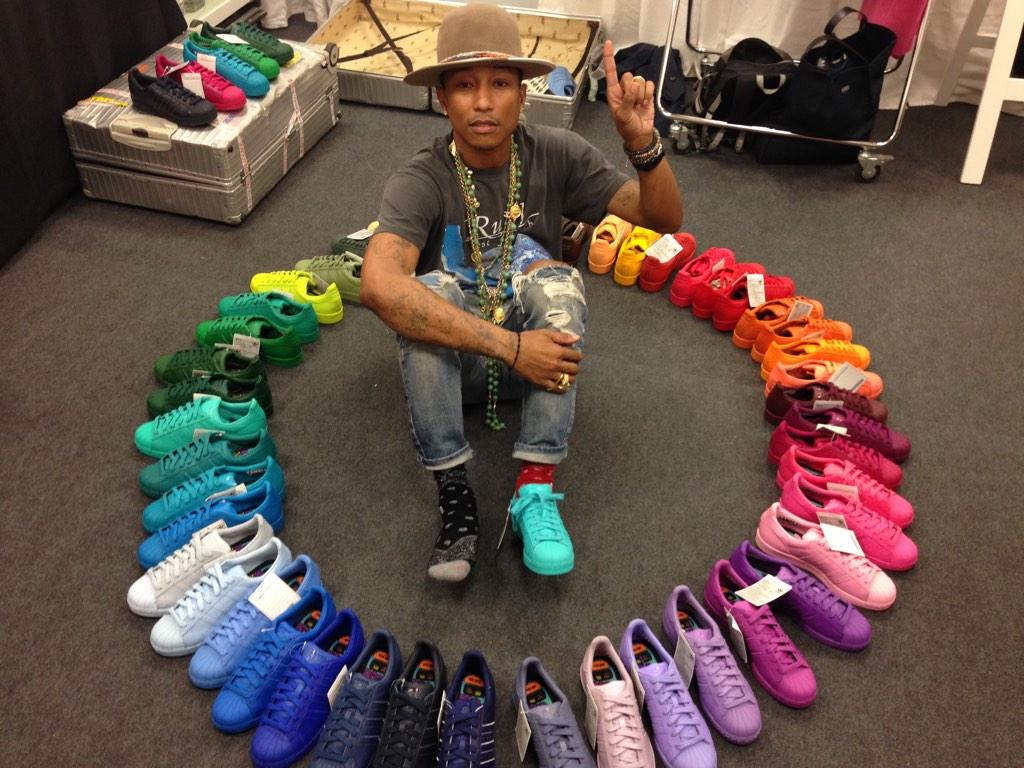 Pharrell's adidas Superstar Colors