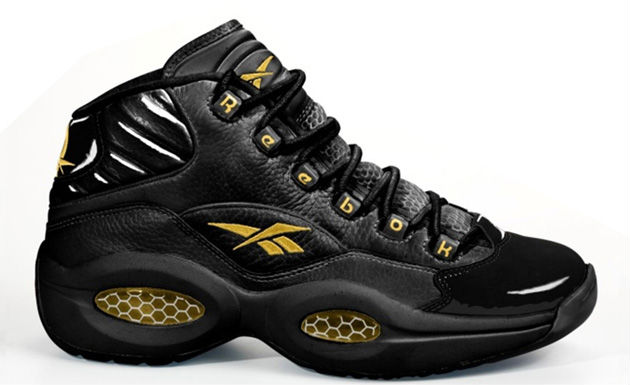 reebok black and gold shoes