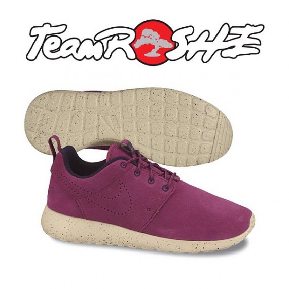 Dependiente Genuino Admisión Nike Roshe Run Suede - Maroon/Beige | Sole Collector