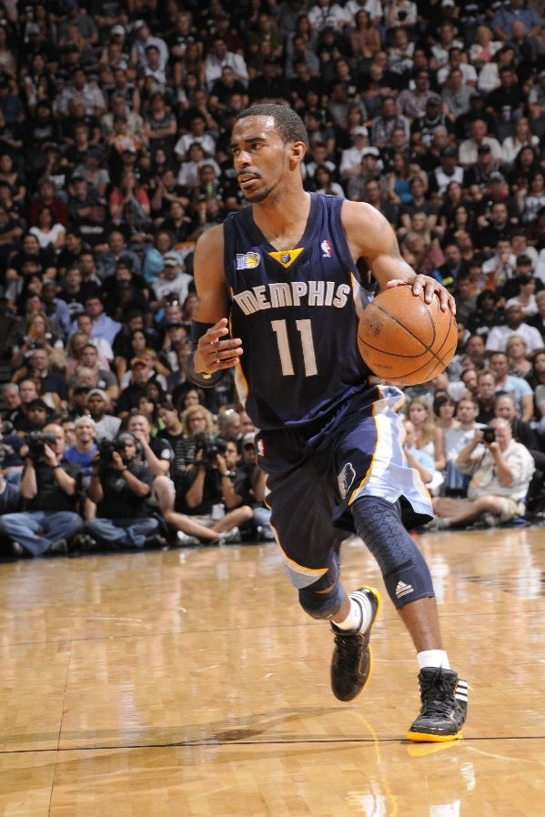 Mike Conley wearing the adidas adiZero Crazy Light