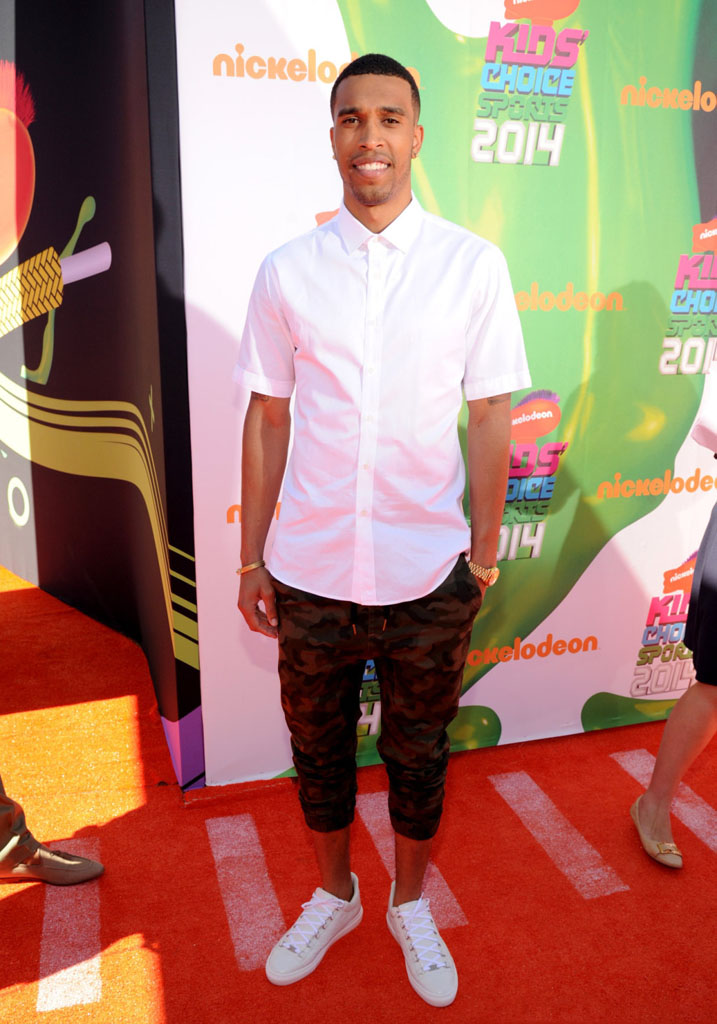 Courtney Lee wearing Balenciaga Arena Low