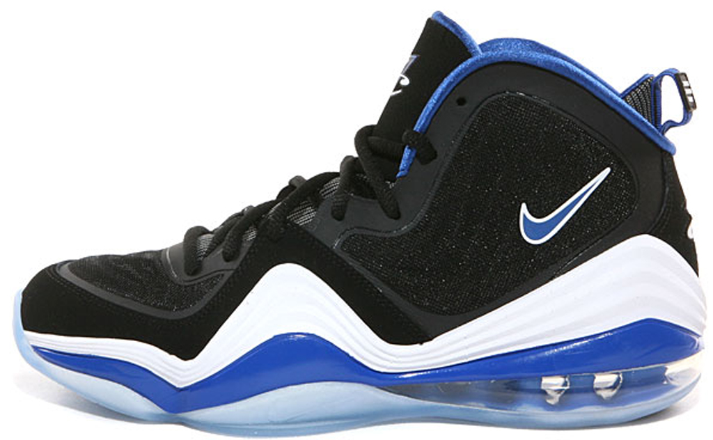 penny hardaway shoes black and blue