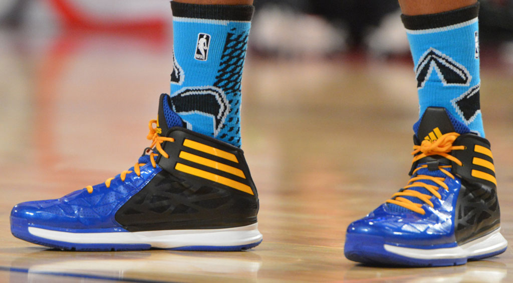 Harrison Barnes wearing adidas Crazy Fast 2 PE