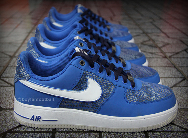 air force 1 blue snakeskin