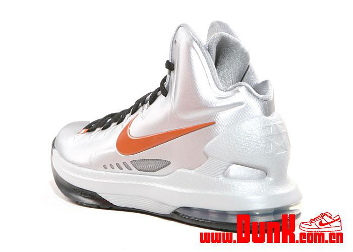 Nike KD V Metallic Silver Desert Orange Sport Grey Black 554988-002 (4)