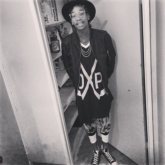 Wiz Khalifa wearing Converse Chuck Taylor All Star