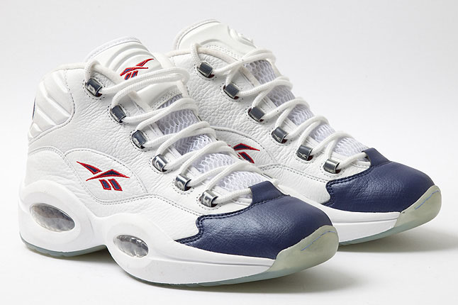 Reebok Question - White/Navy | Sole Collector