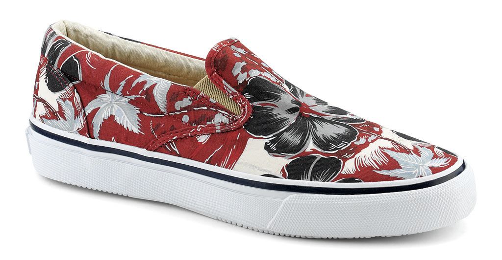 Sperry Top-Sider Hawaiian Print Striper Slip On Pack (3)