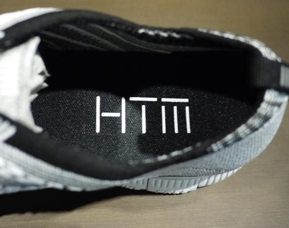 Nike Free Flyknit HTM SP in White Light Charcoal Black sockliner