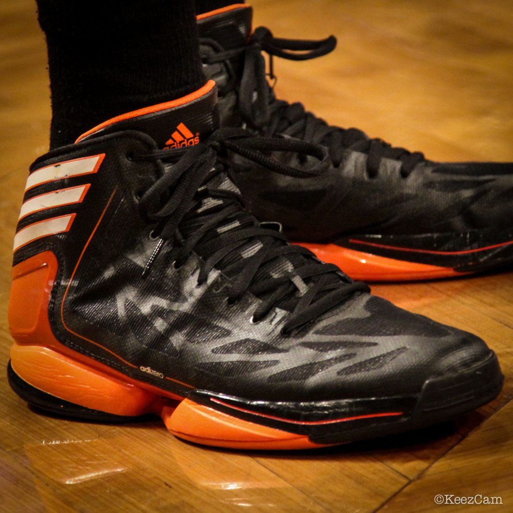 Andre Roberson wearing adidas adizero Crazy Light 2