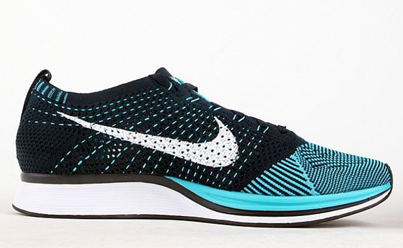 Nike Flyknit Racer - Turquoise/Obsidian | Sole Collector