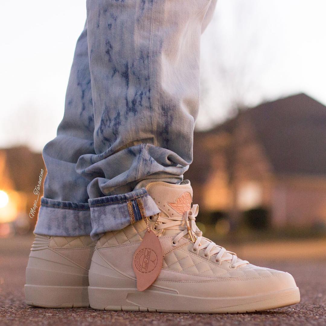 air jordan 2 on feet