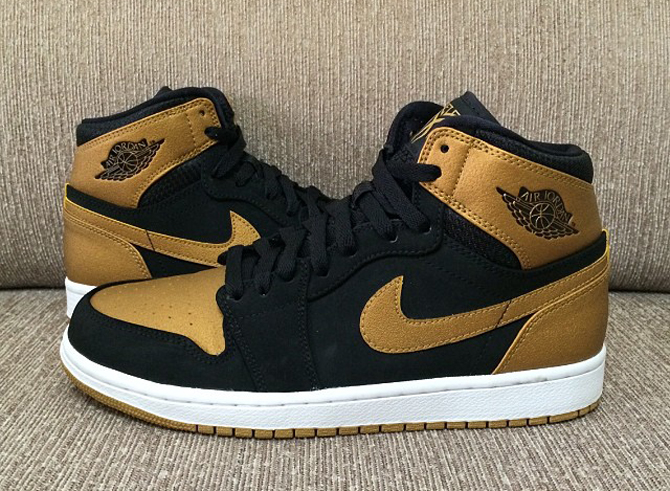 black and gold melo jordan 1