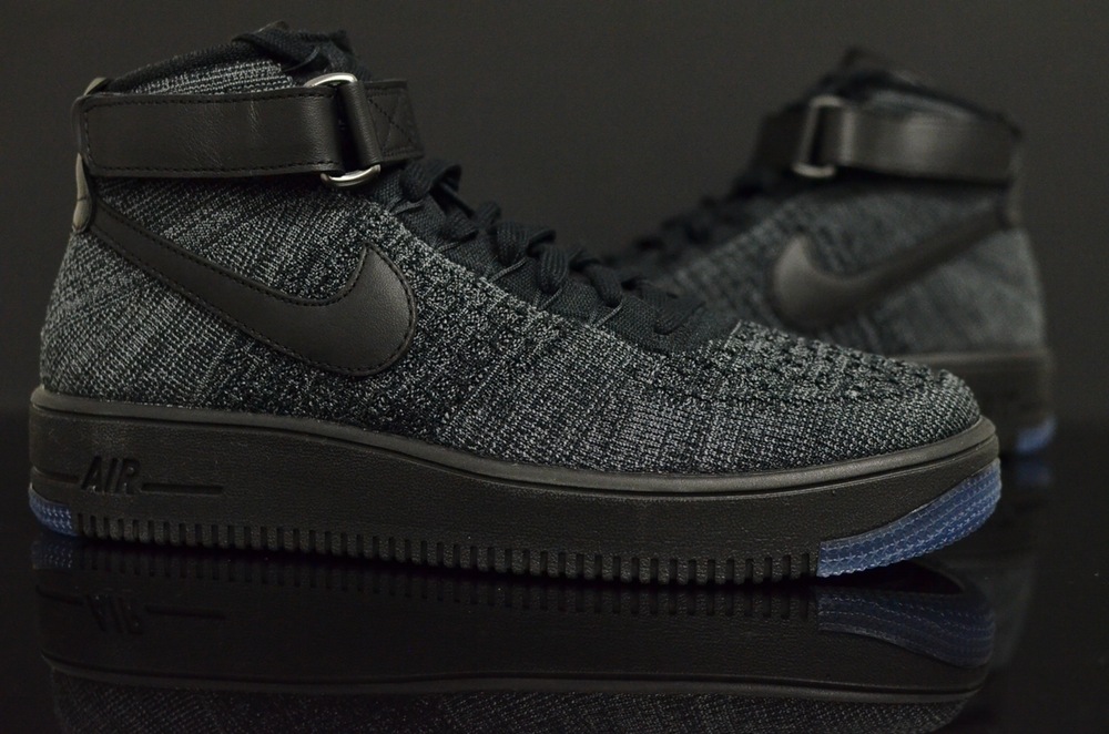 air force flyknit black