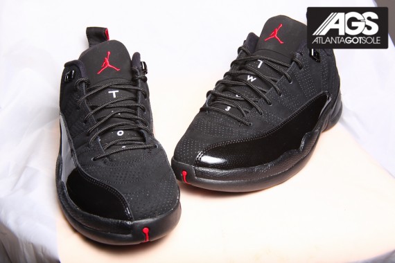 Air Jordan Retro 12 Low - Black Patent 