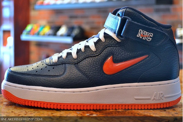 Nike air force 1 mid clearance orange