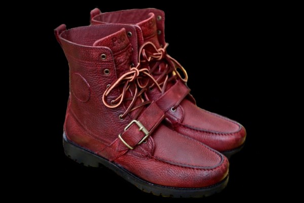 red polo boots