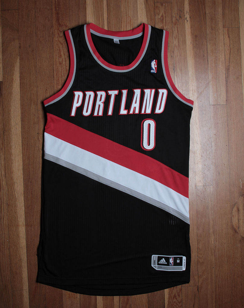 portland trail blazers away jersey