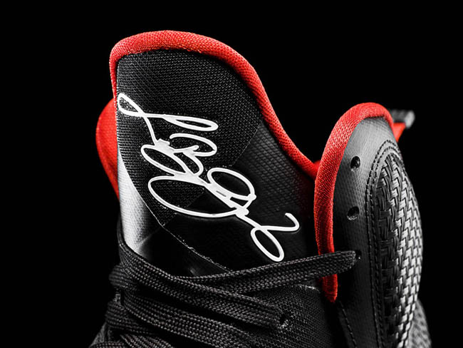 Nike LeBron 9 Black White Sport Red 469764-003 D