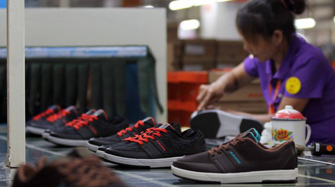 manufacturing sneakers